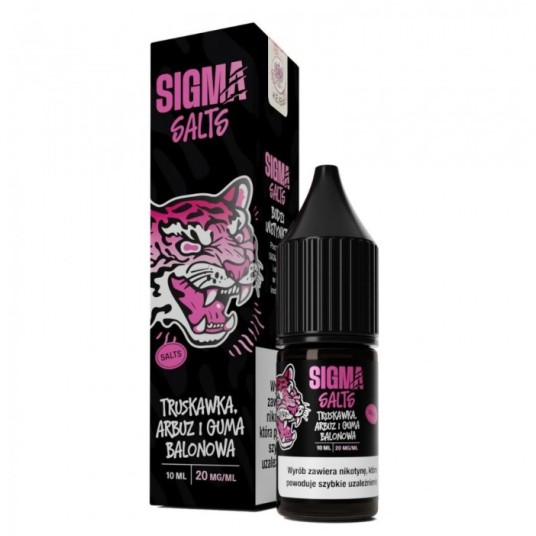 26 Salt Sigma 20mg - Truskawka Arbuz Guma Balonowa -zdjęcie numer 1