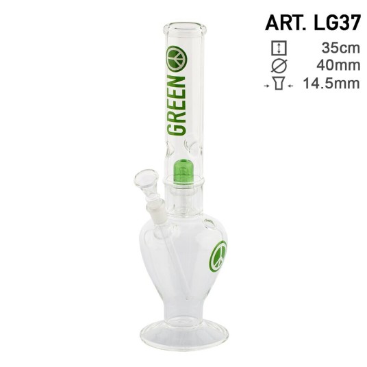 Bongo szklane 35cm Greenline - LG37 -zdjęcie numer 1