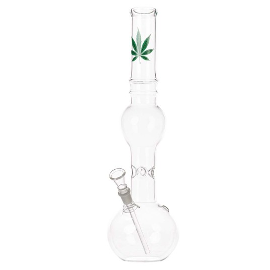 Bongo szklane 39cm Green Line - 01024 -zdjęcie numer 1