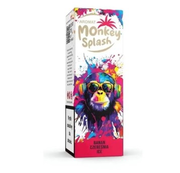 26 Longfill Monkey Splash 8/10 - Ban Czereśnia Ice
