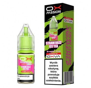 26 SALT OX Passion 20mg - Strawberry Razz Ice Tea