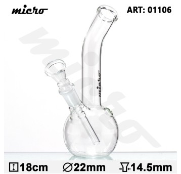 Bongo szklane 18cm Micro - 01106