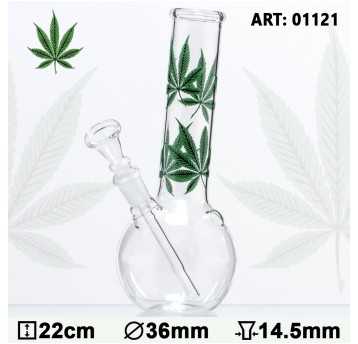 Bongo szklane 22cm Multi Leaf - 01121