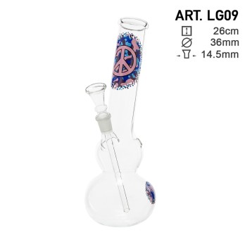 Bongo szklane 26cm Greenline - LG09