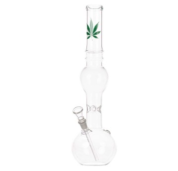 Bongo szklane 39cm Green Line - 01024