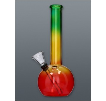 Bongo szklane małe rasta 5-3652