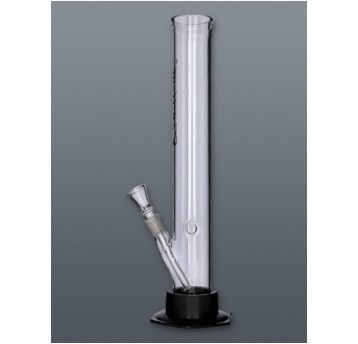 Bongo szklane proste czarna podstawa 5-3789