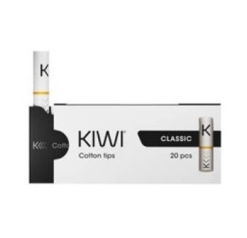 Filtry Kartonowe Kiwi Vapor 20szt - Clear White