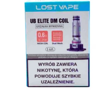 Grzałka Lost Vape UB Elite DM E-plus - 0.6 ohm