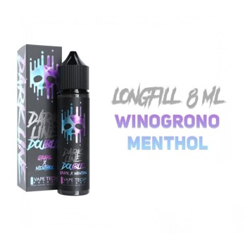 Longfill Dark Line Double 8/60 - Grape Menthol