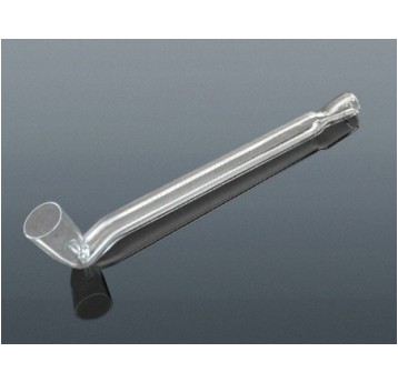 Lufka Cygarniczka Szklana Gięta - 8cm 4-9996