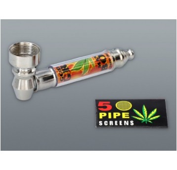 Lufka metalowa z cybuchem i sitkami grafika 5-2093