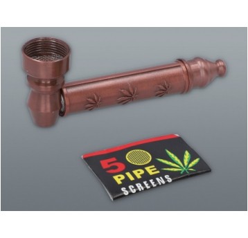 Lufka metalowa z cybuchem z sitkami 5-2091