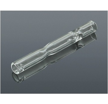 Lufka szklana gładka z dwoma zwężkami 5-0029