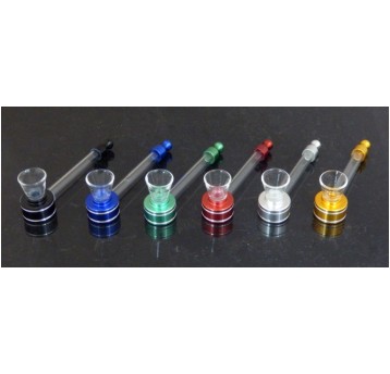 Lufka szklana kolor z cybuchem 5-0275