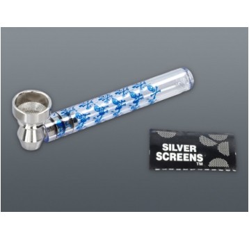 Lufka szklana z cybuchem oklejka 5-0263