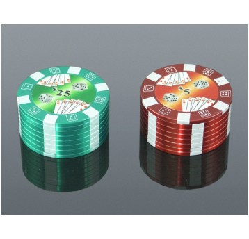 Młynek do tytoniu metal żeton poker 1-2071