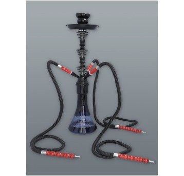 Shisha duża niebieska 3 węże 5-5541