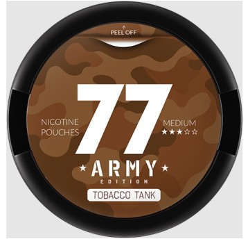 Snus 77 Slim 20mg - Army Edition - Tobacco