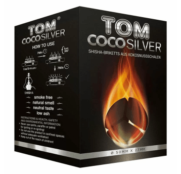 Węgiel do shishy Tom Cococha Silver 1kg